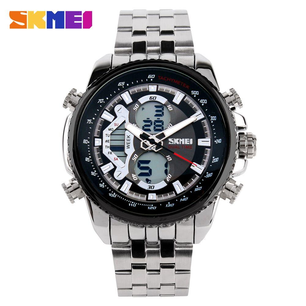 Jam Tangan Pria SKMEI NF52788 Casual Dual Time Zone