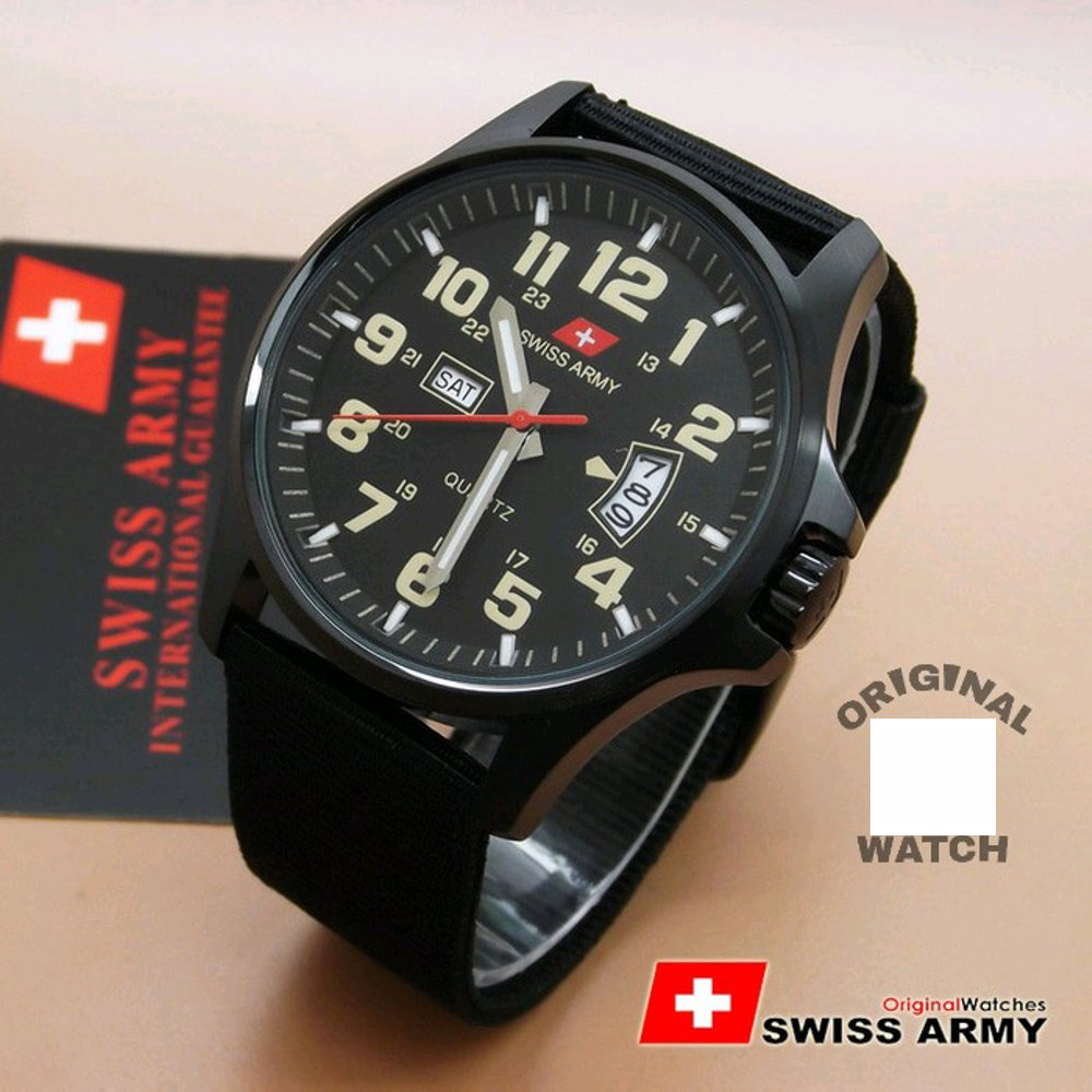 Jam Tangan Pria Cowok Swiss Army Original ASA-954 Analog